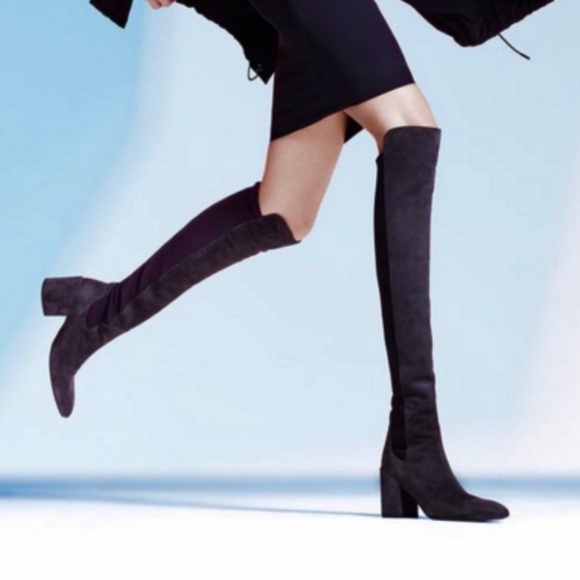 Stuart Weitzman Shoes - Stuart Weitzman Halftime Suede Over the Knee Boot